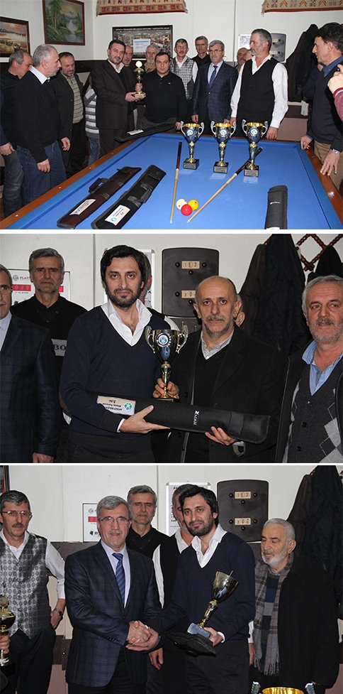 Akyazı Belediyesi 3 Bant Bilardo Turnuvası Yapıldı